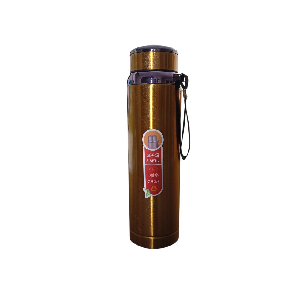 Stainless Steel Water Bottle – Golden, 1000ml