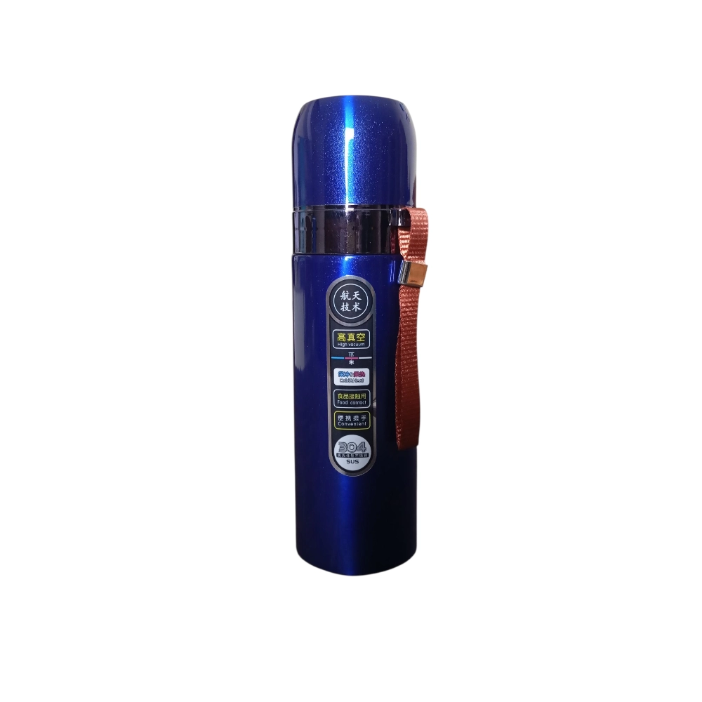 Stainless Steel Water Bottle – Blue, 500ml