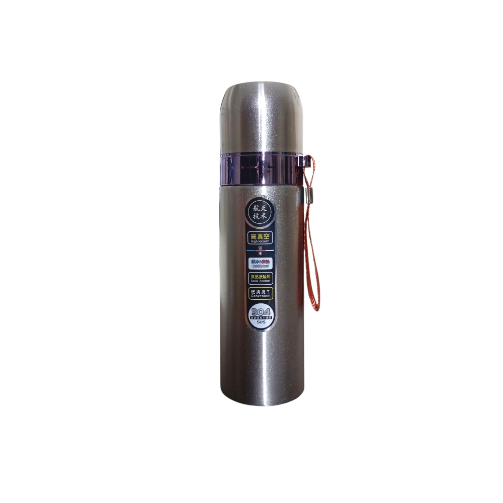 Stainless Steel Water Bottle – Silver, 500ml