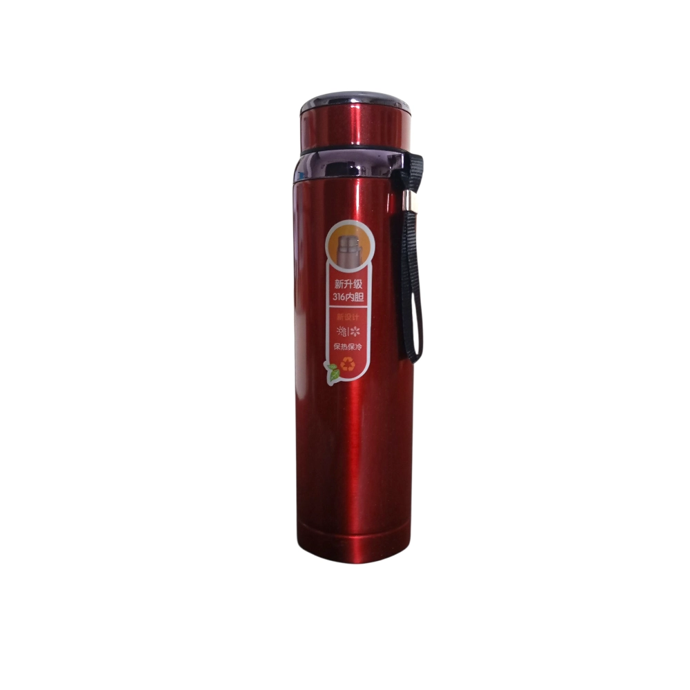 Buy 1000ml stainless steel water bottle red
