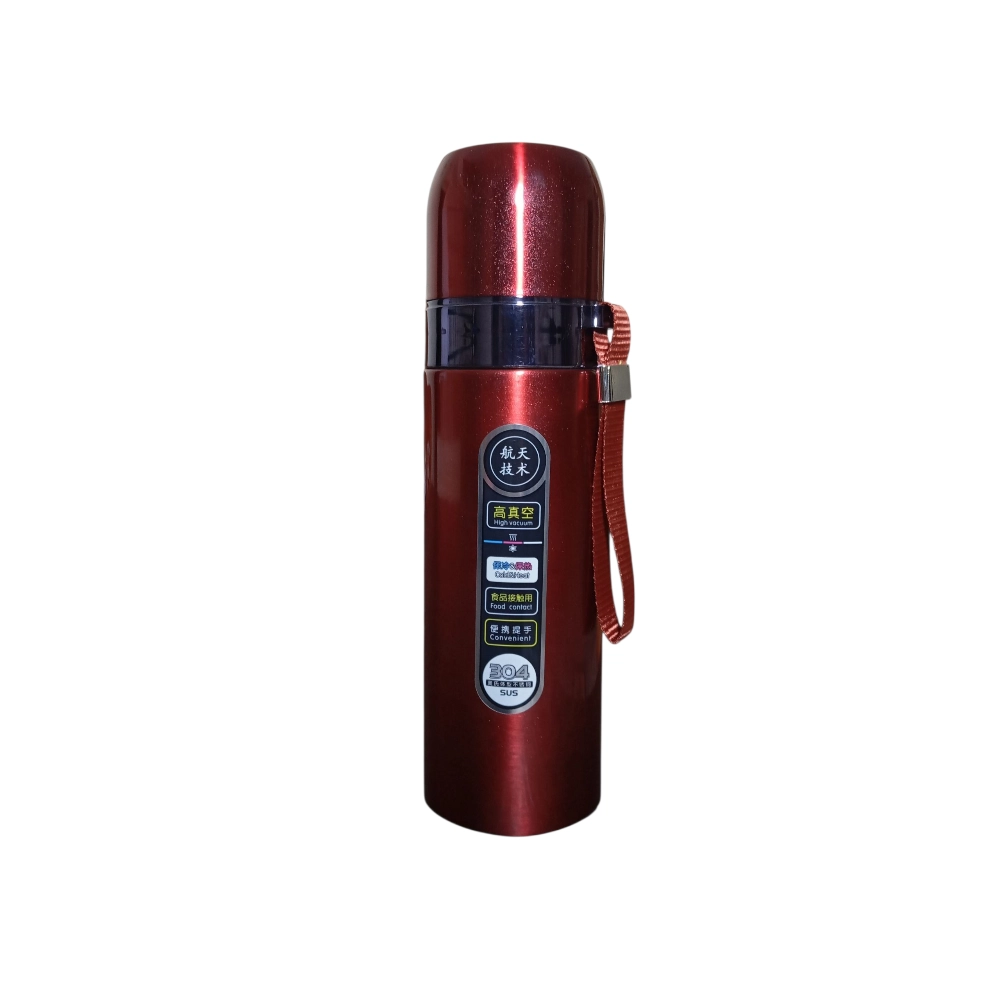 Stainless Steel Water Bottle – Red, 500ml