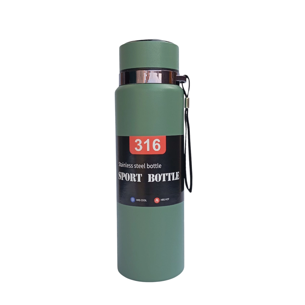 Buy 800ml temperature water bottle green